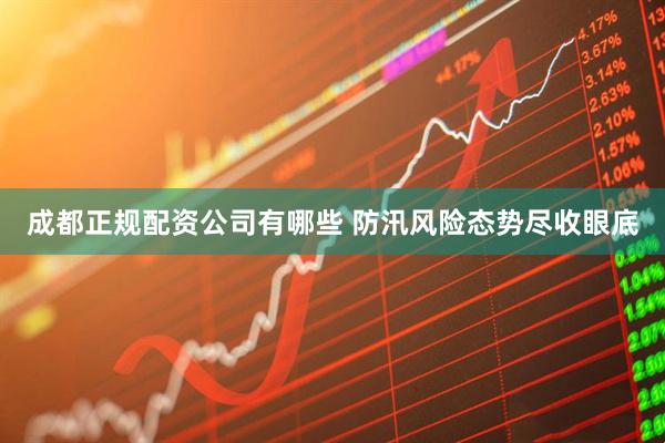 成都正规配资公司有哪些 防汛风险态势尽收眼底